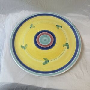 Caleca CAROUSSEL Hand Painted 12 5/8"Service Plate Charger CAA65 130688881